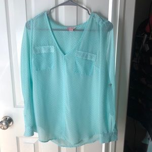 Candies Turquoise top